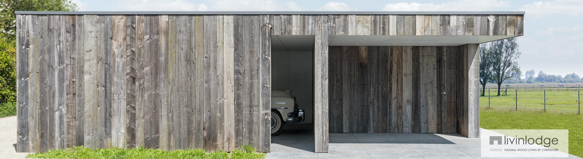 Modern carports in timber Modern carports in timber