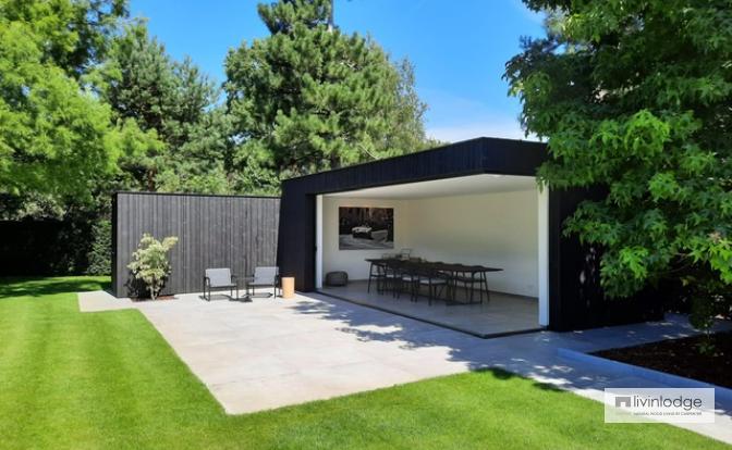 Moderna oficina de jardín en la región de Gante | Livinlodge Moderna oficina de jardín en la región de Gante | Livinlodge