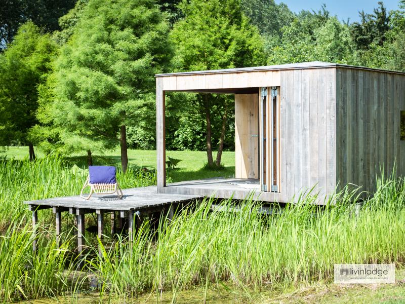 Lake Cabin in eiken, regio Brugge Lake Cabin in eiken, regio Brugge