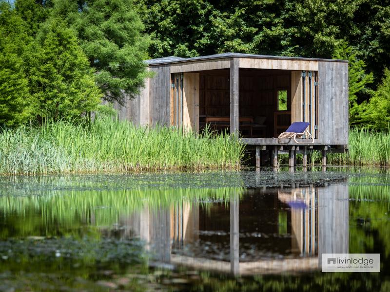 Lake Cabin in eiken, regio Brugge Lake Cabin in eiken, regio Brugge
