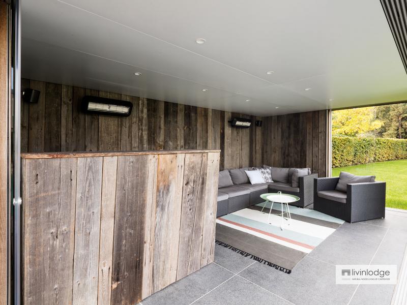 Moderne poolhouse in HOTwood essen te Zwijnaarde | Houten bijgebouwen te koop Moderne poolhouse in HOTwood essen te Zwijnaarde | Houten bijgebouwen te koop