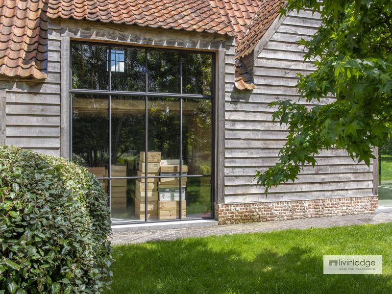 Prachtige eiken aanbouw aan klassieke villa Prachtige eiken aanbouw aan klassieke villa