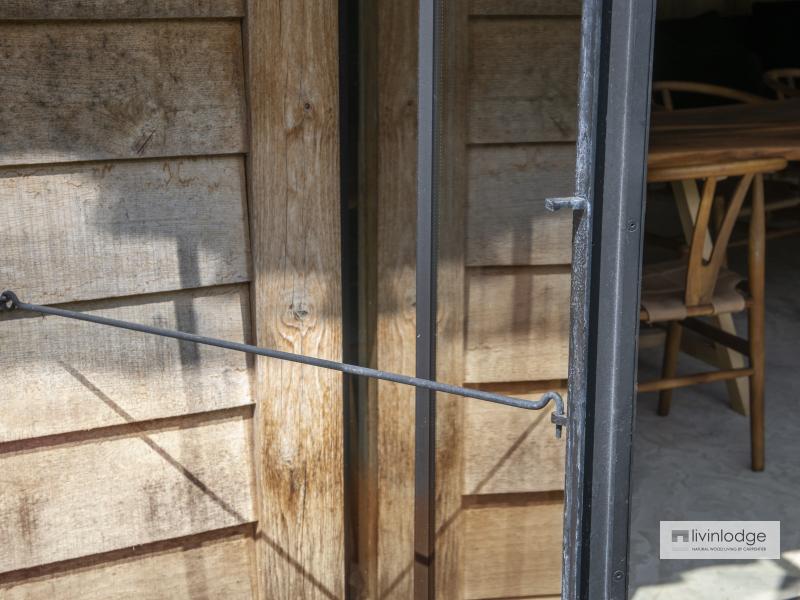 Aanbouw met eiken gevelbekleding Zweeds rabat Aanbouw met eiken gevelbekleding Zweeds rabat