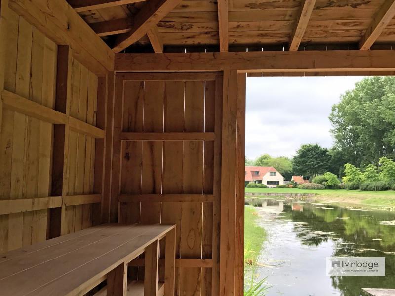 Lake Cabin in eiken, regio Brugge Lake Cabin in eiken, regio Brugge