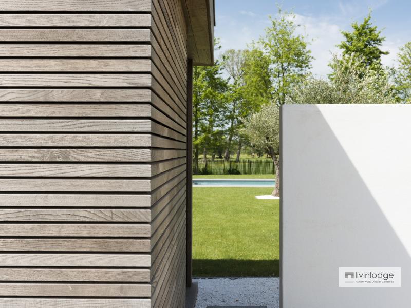 Moderne tuinstudio annex houtoven te Brussel Moderne tuinstudio annex houtoven te Brussel
