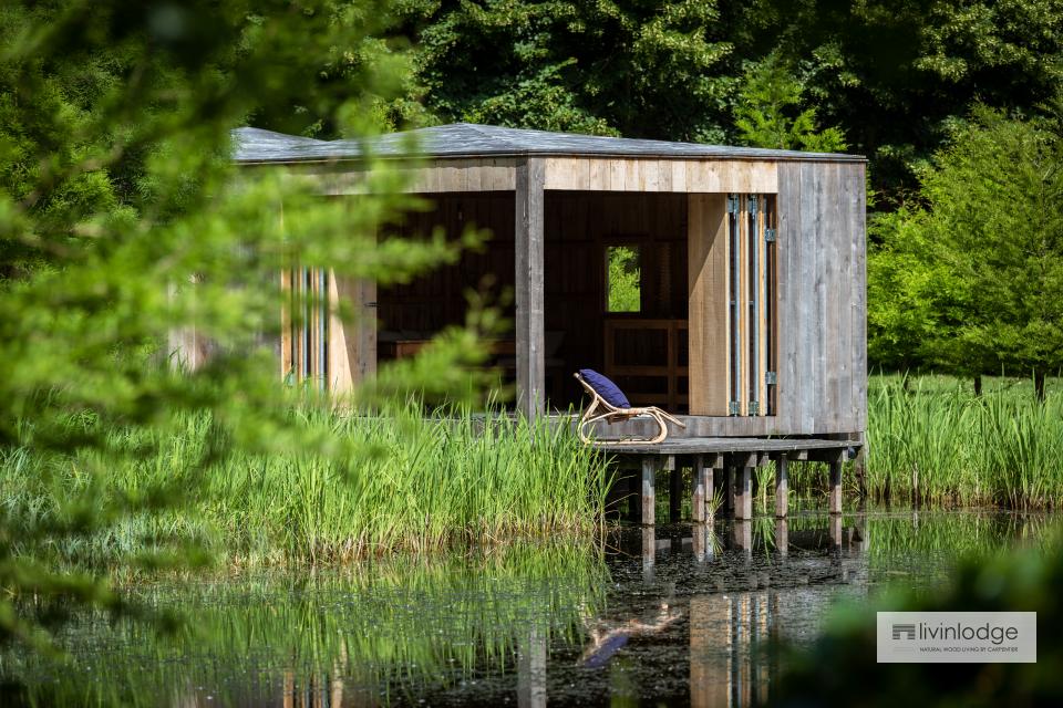 Lake Cabin in eiken, regio Brugge Lake Cabin in eiken, regio Brugge