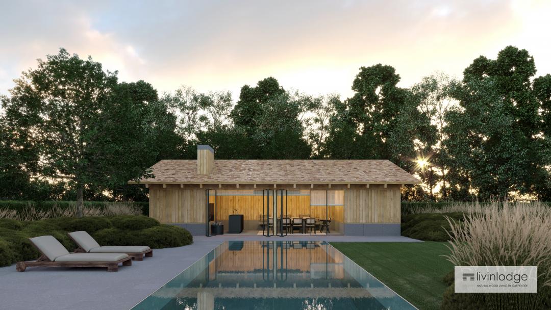 Moderne Poolhouses - Houten Bijgebouwen op maat Moderne Poolhouses - Houten Bijgebouwen op maat
