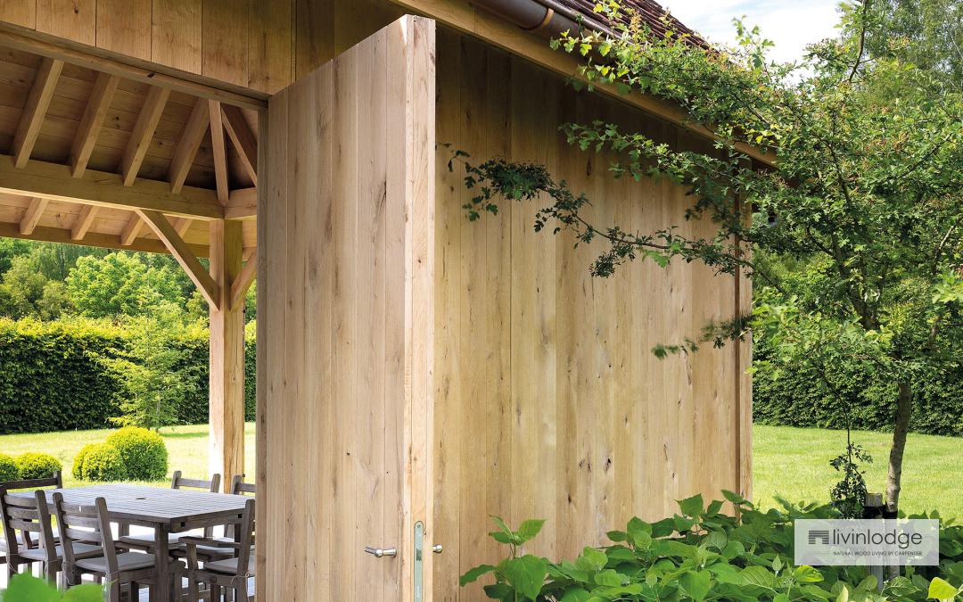 Duurzame houten poolhouse op maat