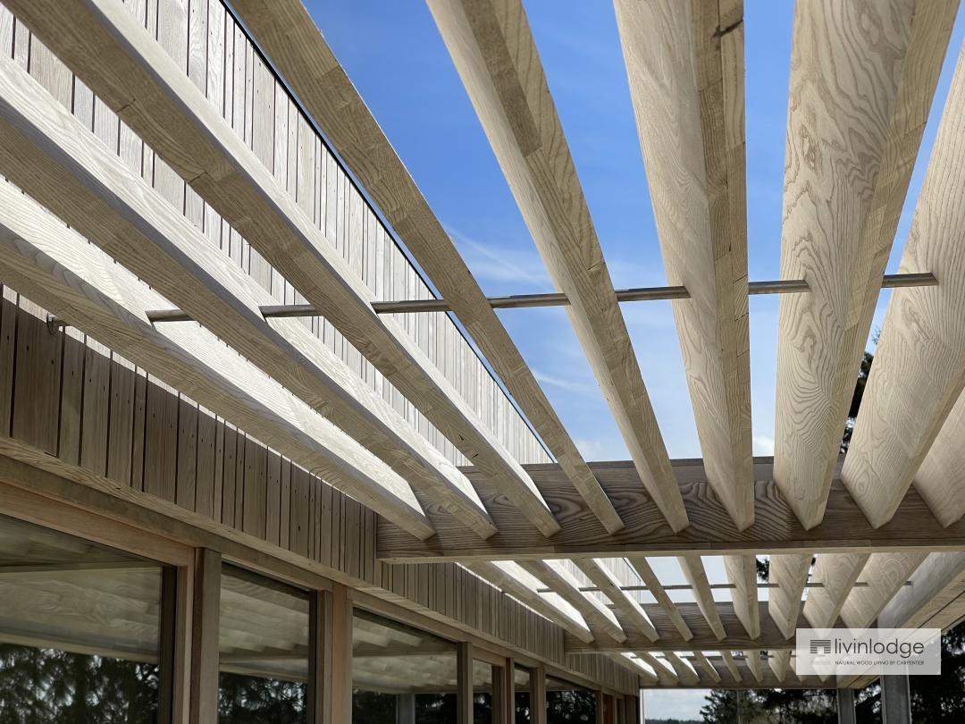Moderne terrasoverkapping aan huis als zonwering Moderne terrasoverkapping aan huis als zonwering