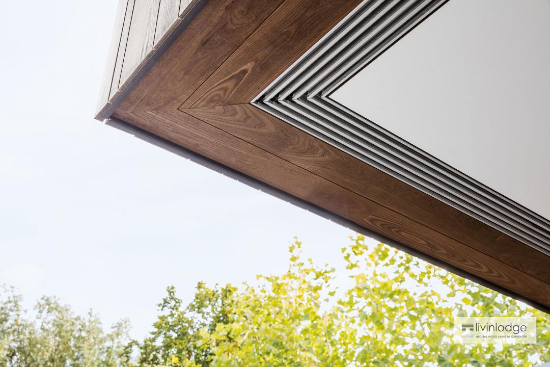 Exclusieve afwerking houten bijgebouw Exclusieve afwerking houten bijgebouw
