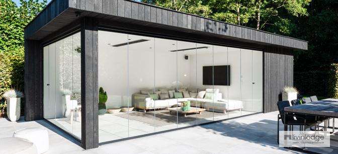 Estudio de jardín de estilo moderno